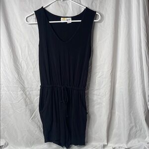 C&C California Black One Piece with Elastic Waist